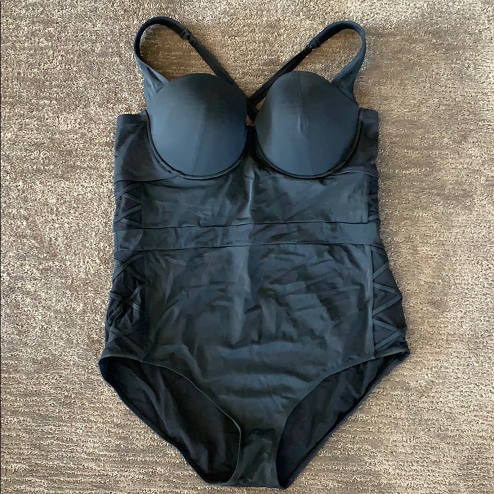 Black One Piece Swimsuit